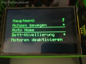 Menüpunkt Auto home