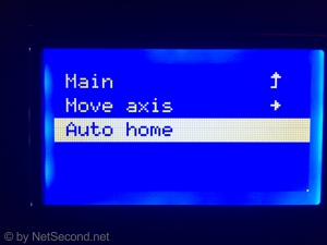 Menüpunkt Auto home