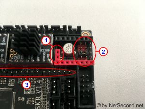 Board Jumper fuer TMC2208 SKR V1.4 Turbo