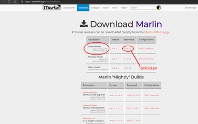 Marlin Download Seite