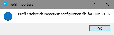 cura3 profilimportok